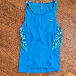 Wilson Women's Blue and Green Tank Top